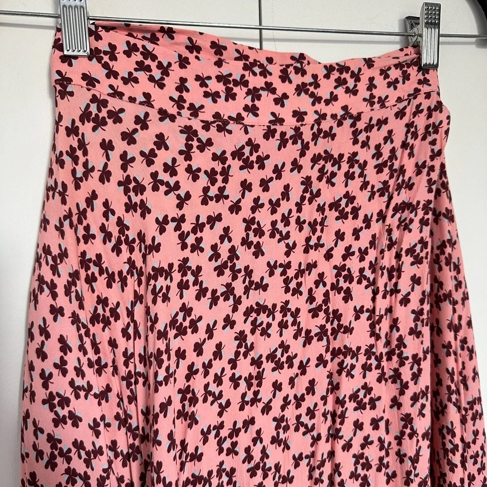 Alexis Floral Print Full Length Wrap Skirt - Picture 6 of 12